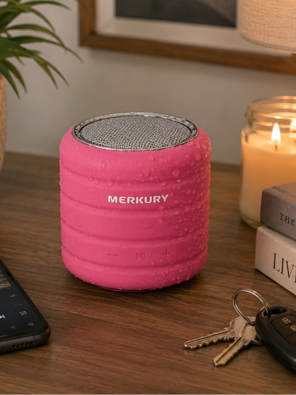Merkury Climb Rugged Outdoor Bluetooth Speaker | Wireless | Water-Resistant New